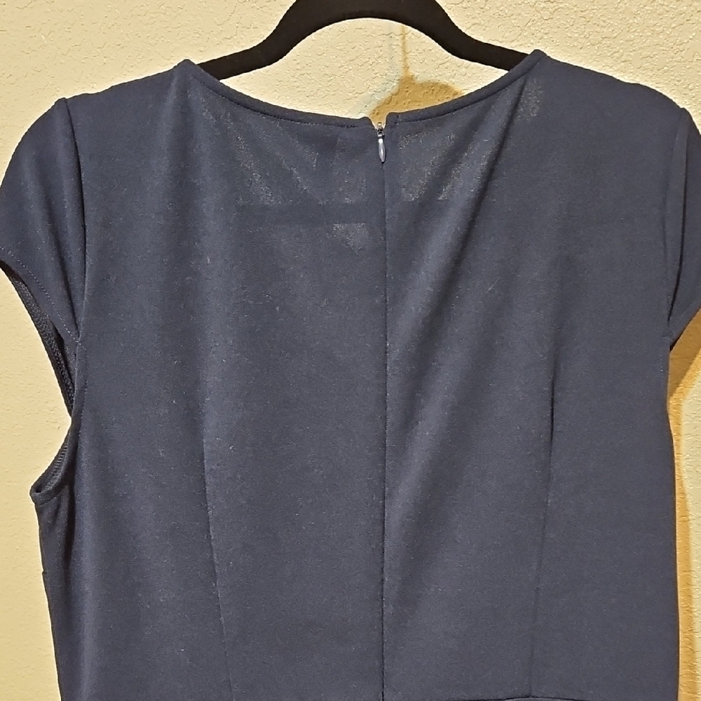 Musol Deep Blue Ruffle Maxi Dress - Picture 5 of 7